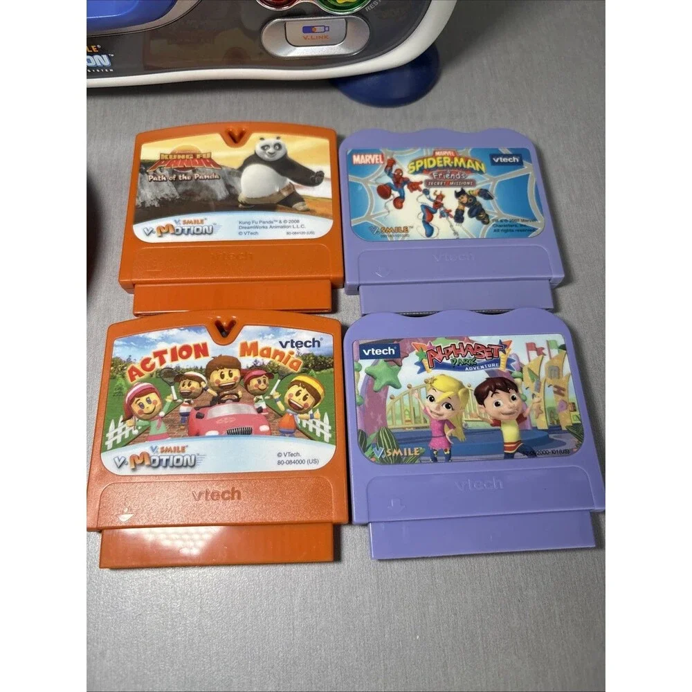Vtech V.Smile V-Motion Active Learning System Console, 4 Games, 1 Controller